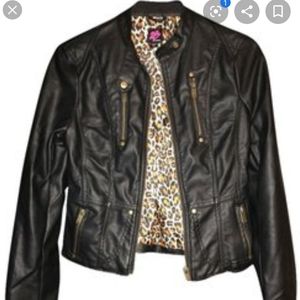 2B Bebe Faux Leather Jacket